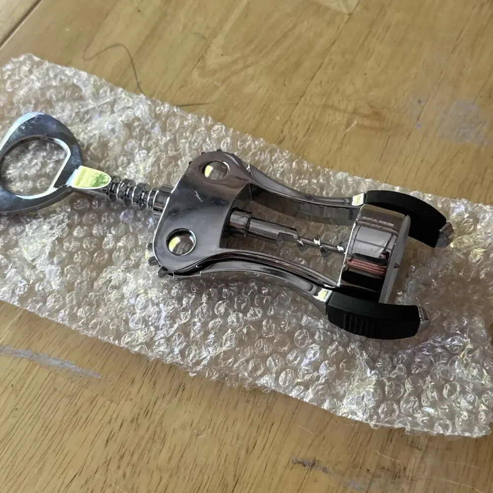 Heavy Duty Zinc Alloy Wing Corkscrew Wine & Beer Bottle Opener